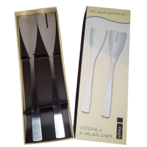 💥3/$25💥 NIB Infinity 2pc salad serving set - Picture 1 of 3